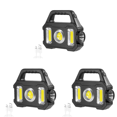 thumbnail image 1 of [F:YT-880B portátil-COB (Color pistola)] COB (solar + usb) reflector portátil multifunción LED alta potencia para exteriores brillante largo alcance linterna recargable (con video) (F), 1 of 3