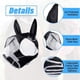 thumbnail image 3 of Máscara contra moscas de caballo con cubierta para las orejas, protección UV, máscara contra moscas para caballos con cubierta para los ojos, red negra, protector solar equino, paseo tranqui, 3 of 5