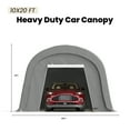 thumbnail image 4 of VENTOPYR 10'x20'Heavy Duty Carport ,Portable Outdoor Canopy Garage with Waterproof PE Roof and Steel Frame, 4 of 8