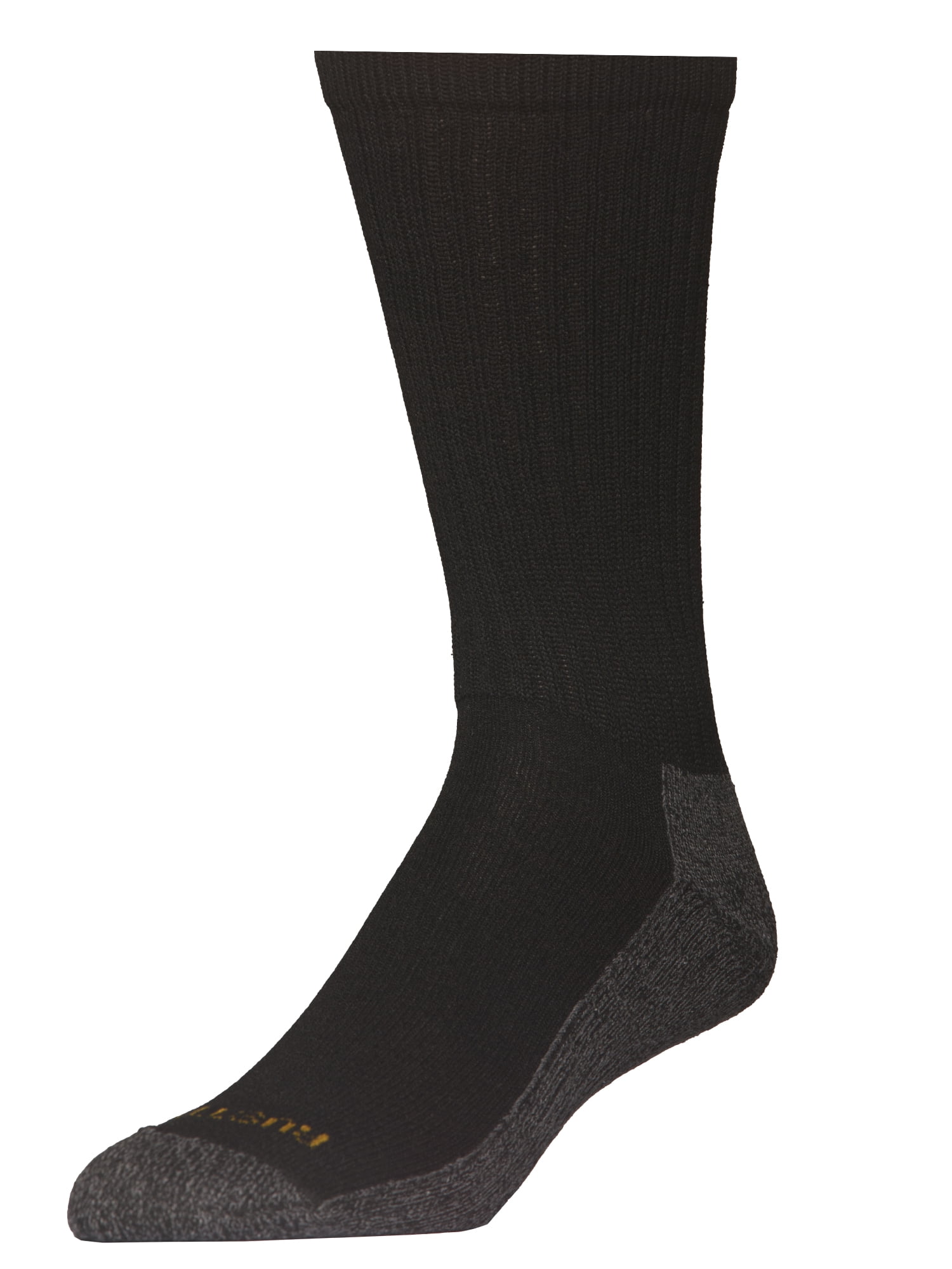Rustler Men's Socks, Active Crew Socks for Men, 10-13, White/Grey Heather, 3-Pack