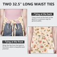 thumbnail image 6 of Autumn Fall Leaves Pattern Apron-Garden Aprons for Women with Pockets-Cotton Linen Waterproof Kitchen Cooking Gardening Aprons Adjustable for Kitchen,Cooking,BBQ and Salon 33"x27", 6 of 7