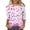 Multicolor, variant on Tbopshirt Valentine's Day T-Shirts for Women 3/4 Sleeve Casual Crewneck Loose Graphic Tees Summer Plus Size Tops,S-XXXXXL