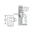 thumbnail image 2 of ALFI brand AB2601-PC Polished Chrome Square Knob 1 Way Thermostatic Shower Mixer, 2 of 7