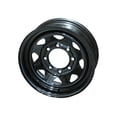 thumbnail image 1 of eCustomrim Trailer Wheel 16 in. X 6 in. 8 Lug Black Steel Rim Wheel, 1 of 3
