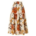thumbnail image 4 of Njagoc3 Floral Print Short Skirt with Lightweight Fabric, Casual Chic Look for Summer Outings, 4 of 6