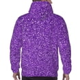 thumbnail image 7 of Salouo Glitter Purple Pattern Men's Fall Hoodie Sweatshirt,Sport Hoodie with Pockets for Men Pullover Casual Hooded Sweatshirt-3X-Large, 7 of 7