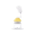 thumbnail image 2 of Juguete interactivo para gatos con afeitadora de hielo giratoria, plumas y campana - Dispensador automático de tarros y premios para entretenimiento interior, 2 of 6