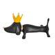 thumbnail image 4 of Escultura de perro durmiente Sunnimix decoración vívida juguetes para niños Negro_l, 4 of 8