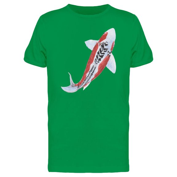 Cool Design Koi Painting Tee Men's -Image by Shutterstock