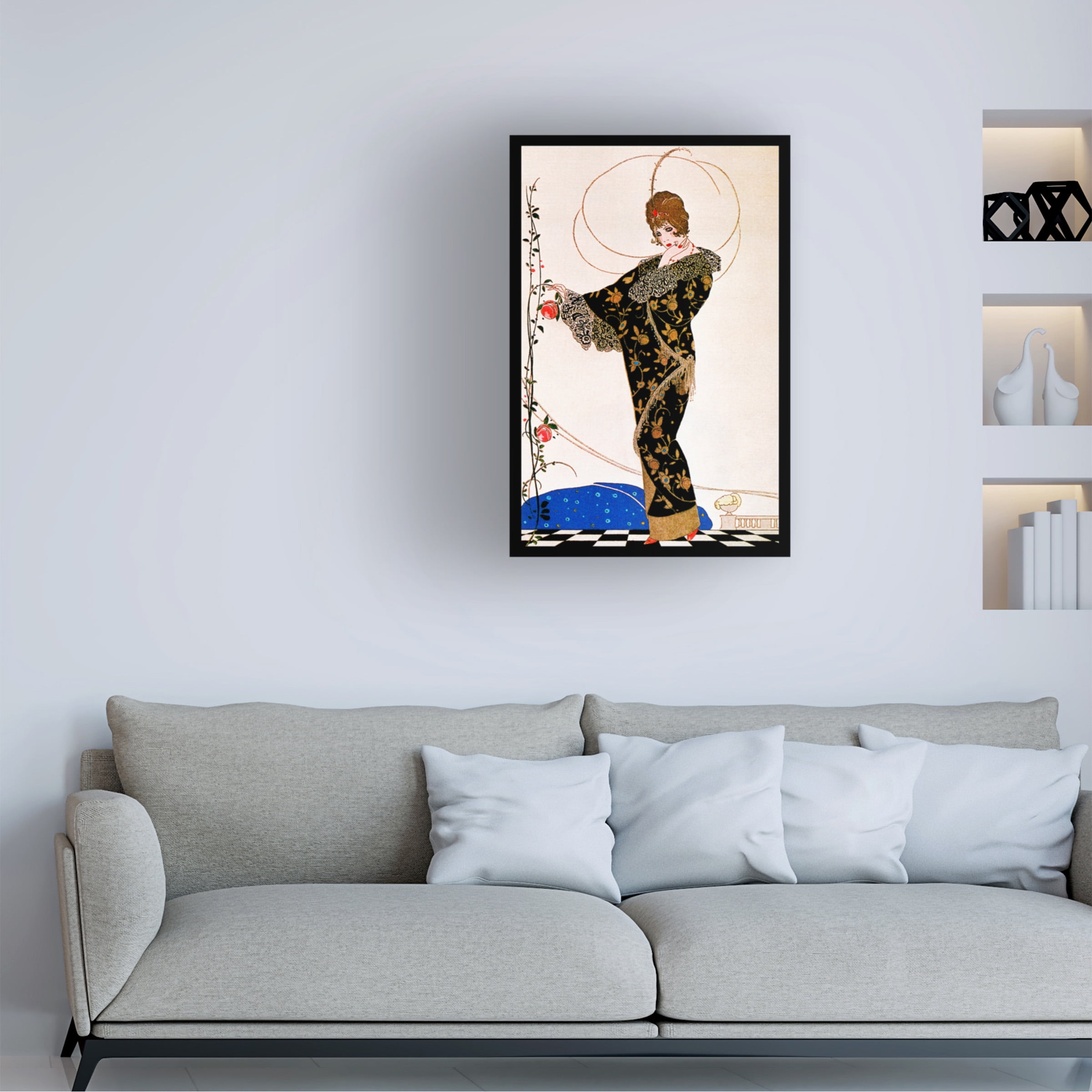 Trademark Fine Art 'Deco Fashion 22' Canvas Art by Vintage Lavoie