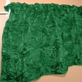 thumbnail image 2 of Rosette Floral Pop Up Flower Window Valance 54 Inch Wide Emerald Green, 2 of 2