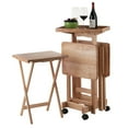 thumbnail image 3 of Ensemble de 6 tables à collation Isabelle, plateau de service, naturel, 3 of 9