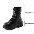 thumbnail image 4 of AXXD Low-Heeled Mid-Calf Boots, Ladies Fall&Winter Outdoor Hiking Shoes Women Hiking & Hunting Boots Mid-Calf Fall Boots For Women 2024 Medium Boots For Clearence, 4 of 8
