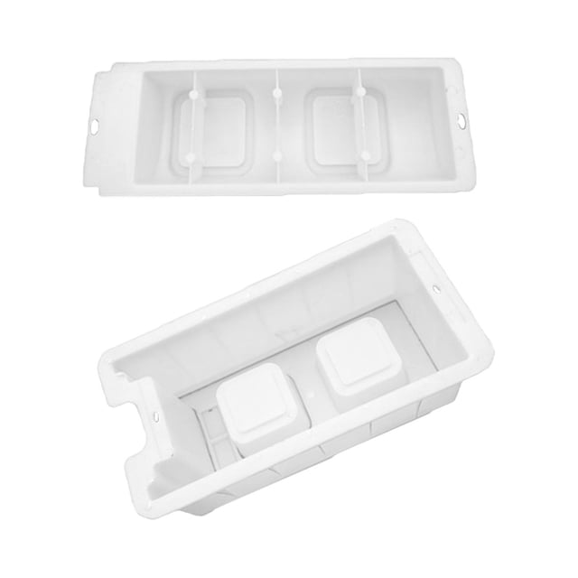 vortess Concrete Brick Mould DIY Reusable Block Maker Mold for Outdoor Pathway Lawn Yard Style C