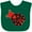 Green, variant on Inktastic Inverse Ladybug Girls Baby Bib
