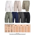 thumbnail image 4 of Tenmix Mens High-waist Cargo Shorts Solid Color Parachute Pant Straight Wide Leg Cocktail Sweatpants Drawstring Bottoms Gray L, 4 of 4