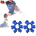 thumbnail image 2 of Almencla Knee Pads Elbow Pads Wrist Guards Kids Guard Pads for Children Biking Riding Blue, 2 of 8
