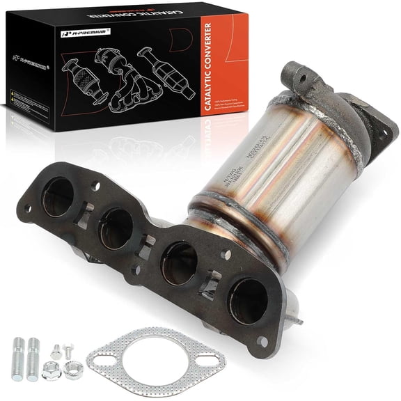 A-Premium Front Exhaust Manifold Catalytic Converter with Gasket Kit Direct-Fit Compatible with Hyundai Tucson 2019 2020 2021 2.0L, AWD, E.P.A. Compliant