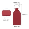 thumbnail image 2 of 4.3" PU Sublimation Keychain Blanks, Leather Key Fob with Rings for DIY Craft Car Key, Red, 6 Pack, 2 of 6