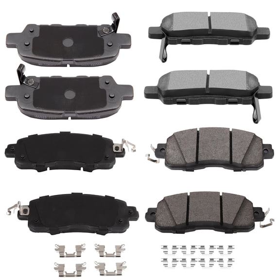 ECCPP 8pcs Ceramic brake Pads Fits 2019-2023 for Nissan for Altima 2.0L 2013-2023 for Nissan for Altima 2.5L Front, Rear, Left, Right