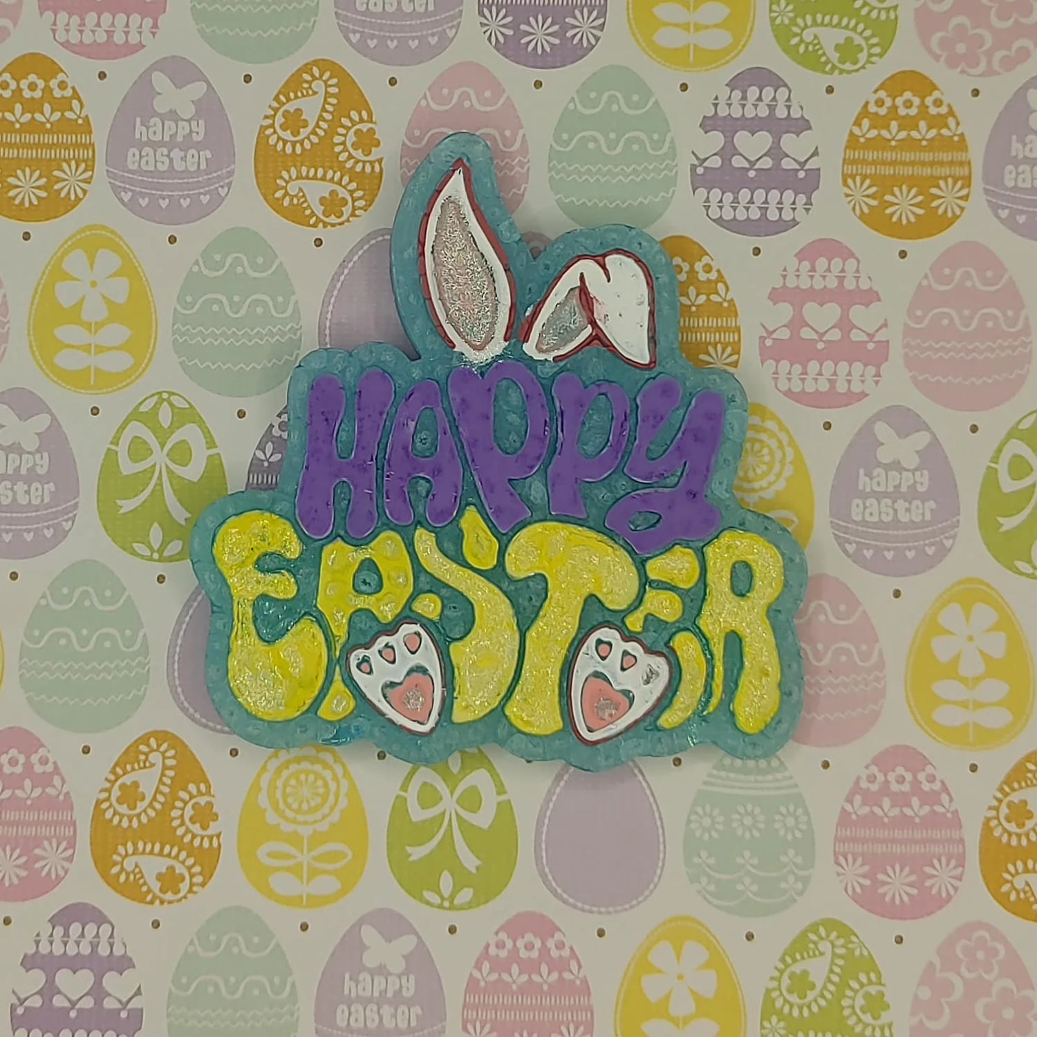 Happy Easter Silicone Freshie Mold