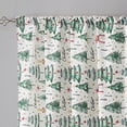 thumbnail image 7 of Twfbrm Christmas Curtains for Living Room and Bedroom - Merry Christmas Tree Snowflake Print Blackout Curtains Grommet Top Room Blackout Curtains Red Xmas Window Drapes, 1 Panels, 7 of 7