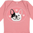 thumbnail image 4 of Inktastic French Bulldog Dog Girls Long Sleeve Baby Bodysuit, 4 of 5