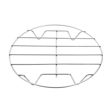 Zmeidao Cooking Rack Round 304 Stainless Steel Baking and Cooling Steaming Rack w Stand Cookware Fit for Air Fryer Pressure Cooker Canning