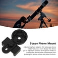 thumbnail image 4 of Scope Phone Mount, Plastic Wide Compatibiltiy Firm Fixing Easy Installation Cellphone Telescope Adapter Mount  For 58-100mm, 4 of 8