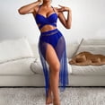 thumbnail image 2 of XIYON Bikini Sets For Women Strapless Bathing Suit Solid Color Bikinis Set 3 Pieces Backless Swimsuit High Cut Swimwear With Beach Skirt For Women Bathing Suit Bathing Suit 2026, 2 of 6