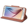 thumbnail image 3 of BLACK BROWN INFOLIO WALLET CREDIT CARD ID CASE COVER STAND FOR SAMSUNG GALAXY S6, 3 of 4
