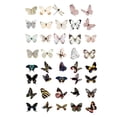 thumbnail image 1 of Una variedad de pegatinas impermeables del programa de letras transparentes de la serie Butterfly, recortes para portátiles y equipaje de monopatín, 1 of 5