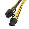 thumbnail image 3 of Cable divisor de alimentación PCI de 20cm, 6 pines a doble 8 pines, adaptador VGA PCI Express Likrtyny  Componentes de la computadora, 3 of 6