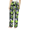 thumbnail image 3 of Xecao Football Women's Straight Lounge Pajama Pants: The Epitome of Relaxed Sleepwear, 3 of 9