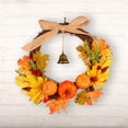 thumbnail image 2 of de con campana, de calabaza, artificial, hoja de arce, calabaza, granja, hogar, Halloween, acción de gracias, decor 30 centimetros BLESIY guirnaldas de otoño, 2 of 8