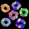 thumbnail image 3 of Bandas elásticas luminosas para el cabello, 6 unidades, bandas para el cabello con LED, 3 modos de luz, accesorios para el cabello que brillan en la oscuridad para mujeres y niñas, para observar la, 3 of 6