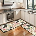 thumbnail image 3 of Kitchen Rugs Sets Of 2,Dachshund and Flower Anti Fatigue Kitchen Mat Rugs Non Slip Washable,Decorative Kitchen Floor Mats for Kitchen,Sink,Laundry,17"x47"+17"x47", 3 of 5