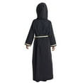 thumbnail image 3 of ANINEO Kids Thobe for Boys Arab Tobes Long Sleeve Kaftan Embroidered Robe with Pockets Arabic Abaya Clothes, 3 of 7