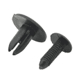 thumbnail image 4 of 200 Pcs Car Push Type Black Plastic Rivets Fastener 6mm Hole, 4 of 5