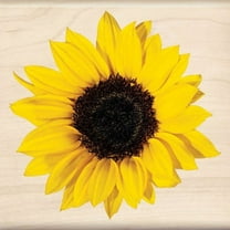 Inkadinkado Sunflower Wood Stamp