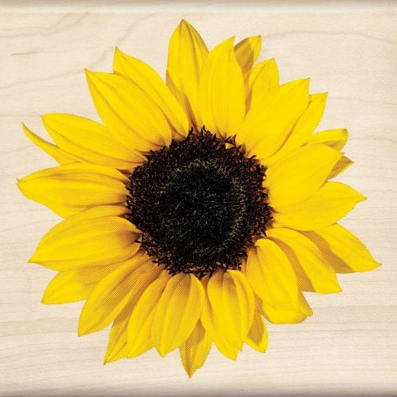 Inkadinkado Sunflower Wood Stamp