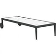 thumbnail image 5 of Meridian Furniture Nizuc Off White Fabric Outdoor Patio Mesh Chaise Lounge Chair, 5 of 12