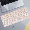 thumbnail image 4 of Teclado con cable de 78 teclas, ideal para regalar, práctico, compacto, moderno, silencioso. rosa, 4 of 9