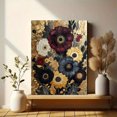 thumbnail image 6 of Gilded Floral Arrangement Textured Canvas Print, Suitable for Living Room, Bedroom, Office, Entryway, Dining Room, 6 of 8