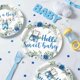 thumbnail image 5 of Set de decoración para baby shower, color azul cocomigo, para niño, 213 unidades, 5 of 7