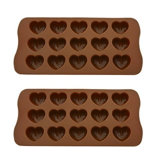 Tohuu Heart Molds for Baking 6-Cavity Large Cake Mould Silicone