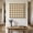 Brown, variant on Ships Next Day Canvas Wall Art 11"x14", Brown White Plaid Wood Framed Canvas Print Painting, Watercolor Farmhouse Checkered Ready to Hang Small Picture Wall Decor for Home Bathroom Bedroom Hallway