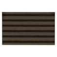 thumbnail image 2 of Patio Rug, Balcony Rug, Black Tan Striped Rug for Front Porch, Non-Slip Washable Doormat, 1Pcs Farmhouse Neutral Non Shedding Indoor Carpet, Holiday Decorative Carpet 31.4x19.7 In, 2 of 7