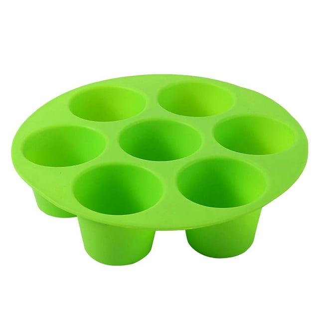 Moule à Frire en Silicone Antiadhésif 7 Pouces - pour Cupcakes et Plus