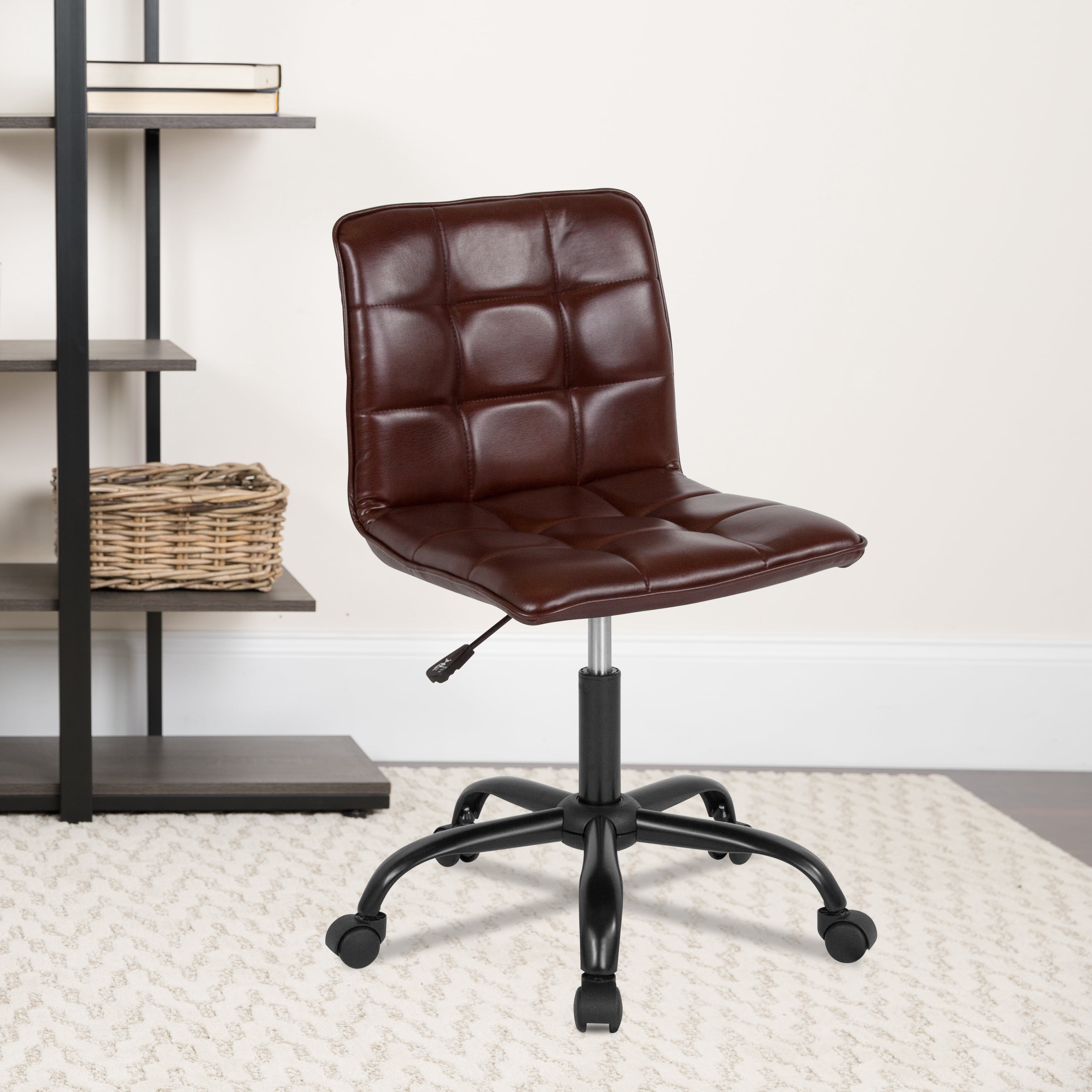 Flash Furniture Sorrento Home and Office Task Chair in Brown